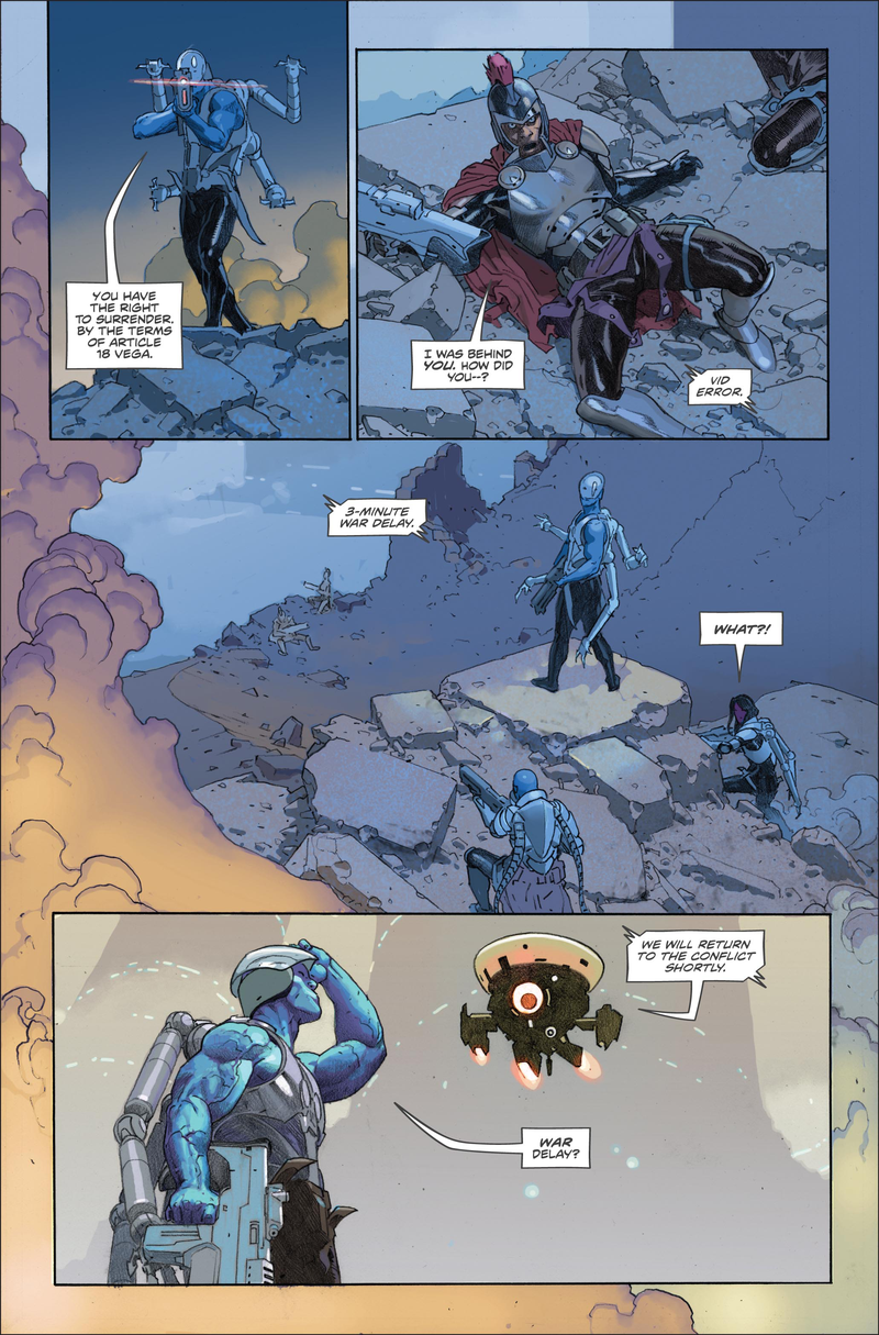 Illustration for article titled War Is a Game (But Still Hell) In Image Comics' New Scifi Series VS